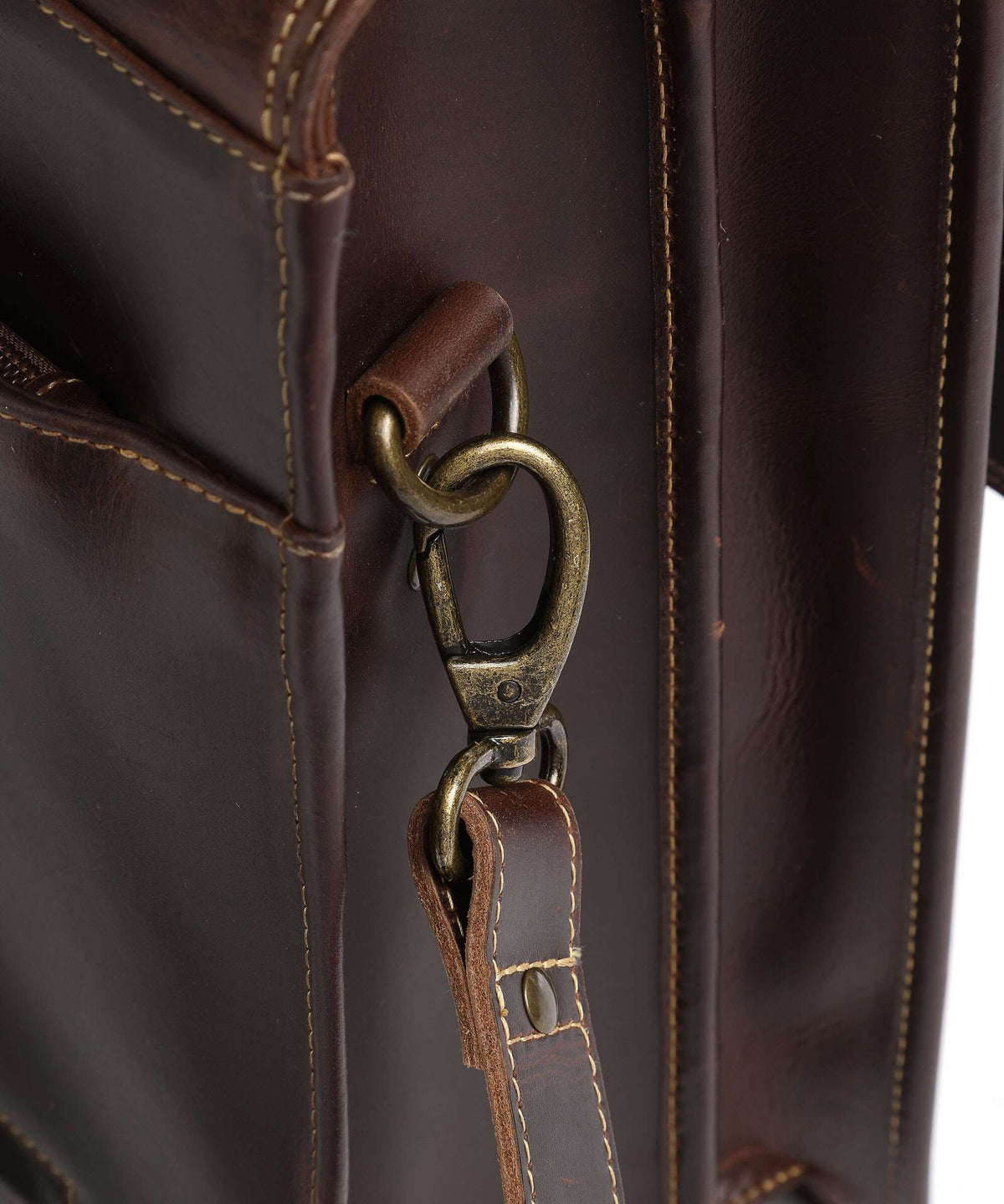 Buckle & Seam Nevada Briefcase brown