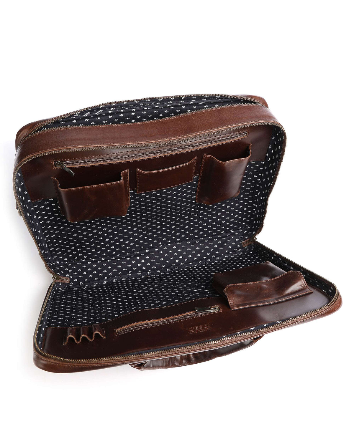 Buckle & Seam Albert Briefcase brown