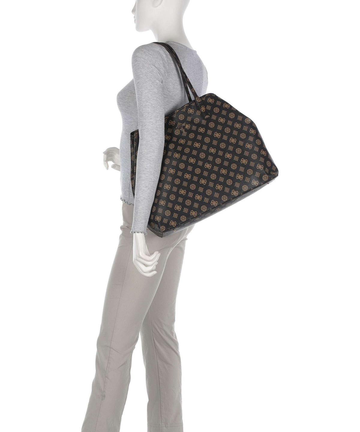 Guess Victtoria Tote bag brown