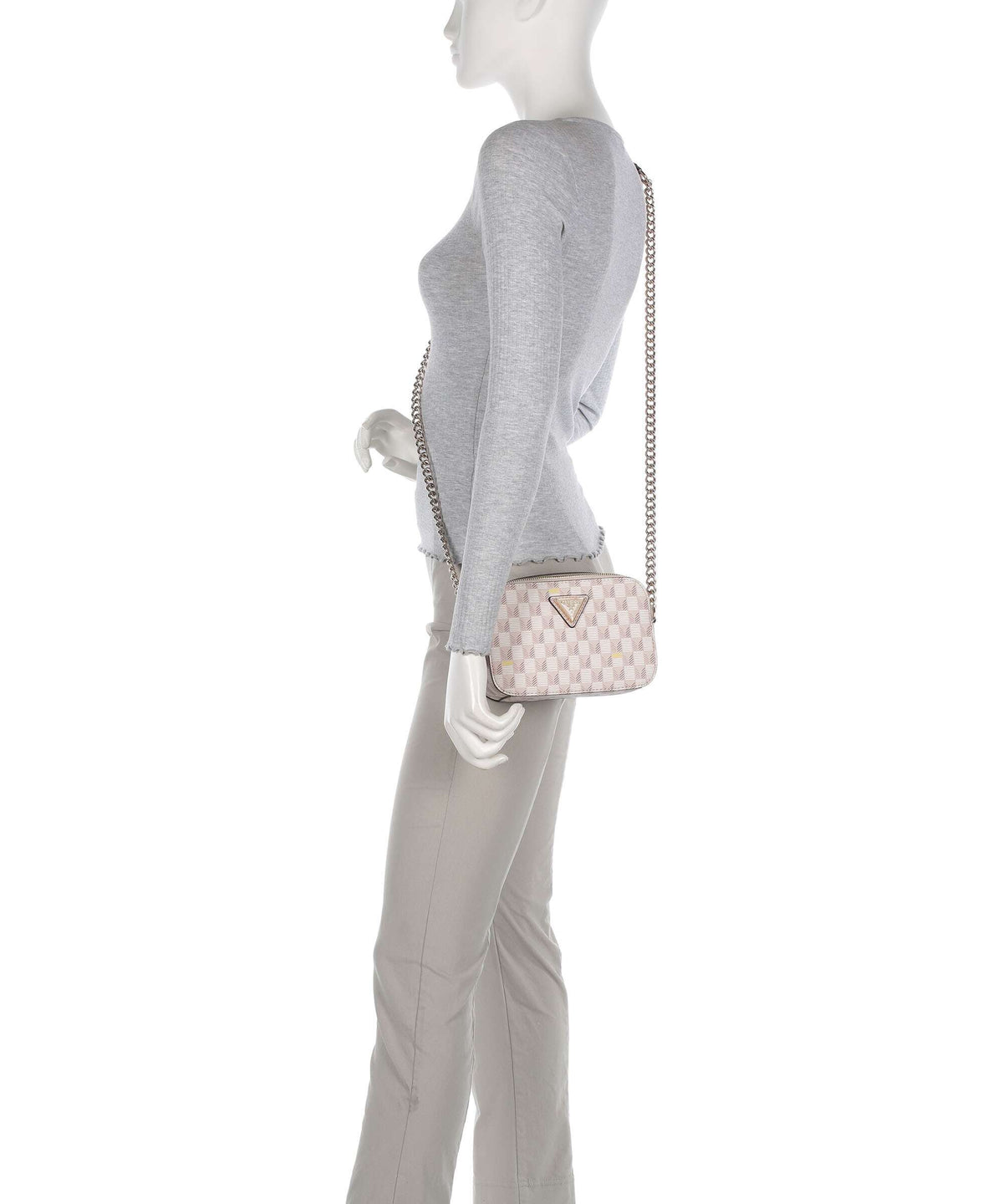 Guess G Wave Crossbody bag blush logo