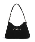Guess Aslia Shearling Shoulder bag black