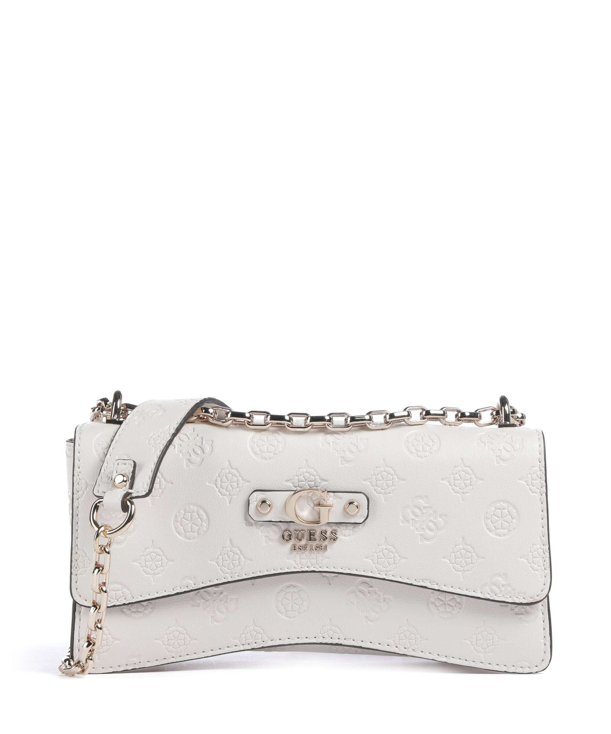 Guess Gerty Peony Shoulder bag offwhite