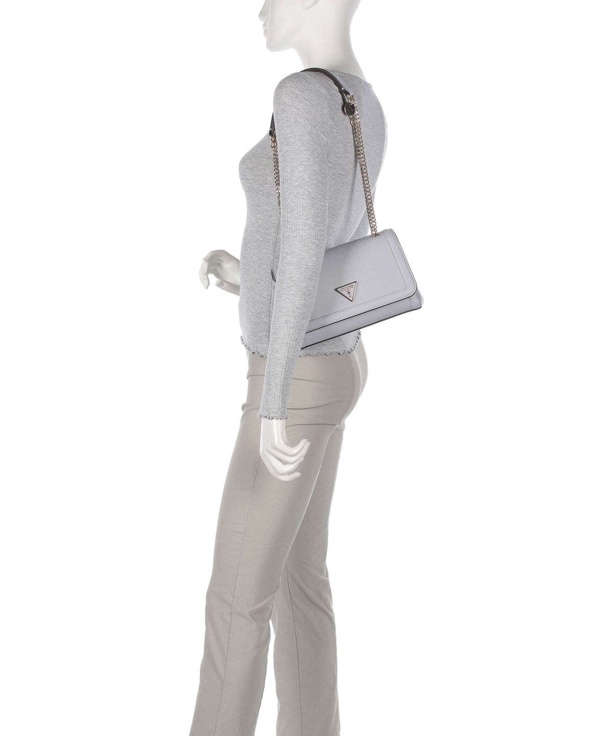 Guess Noelle Shoulder bag lavendar/grey