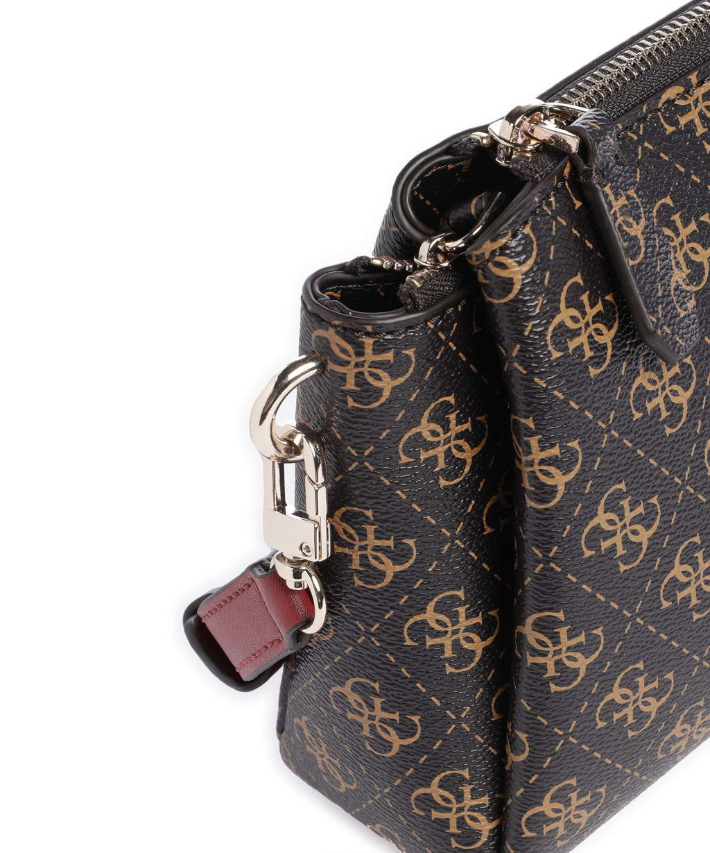 Guess Noelle Q Logo Crossbody bag brown
