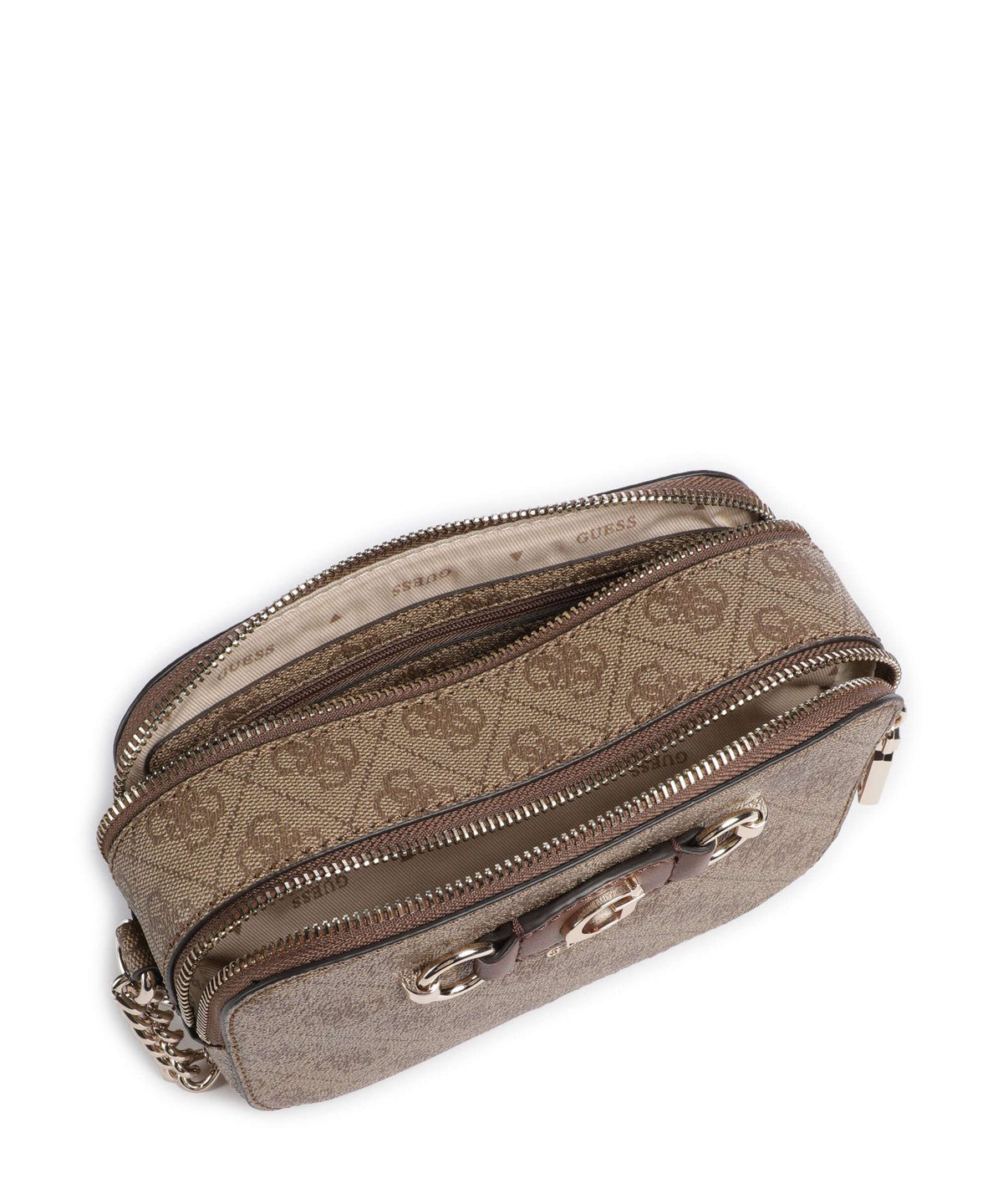 Guess Izzy Crossbody bag latte logo/brown