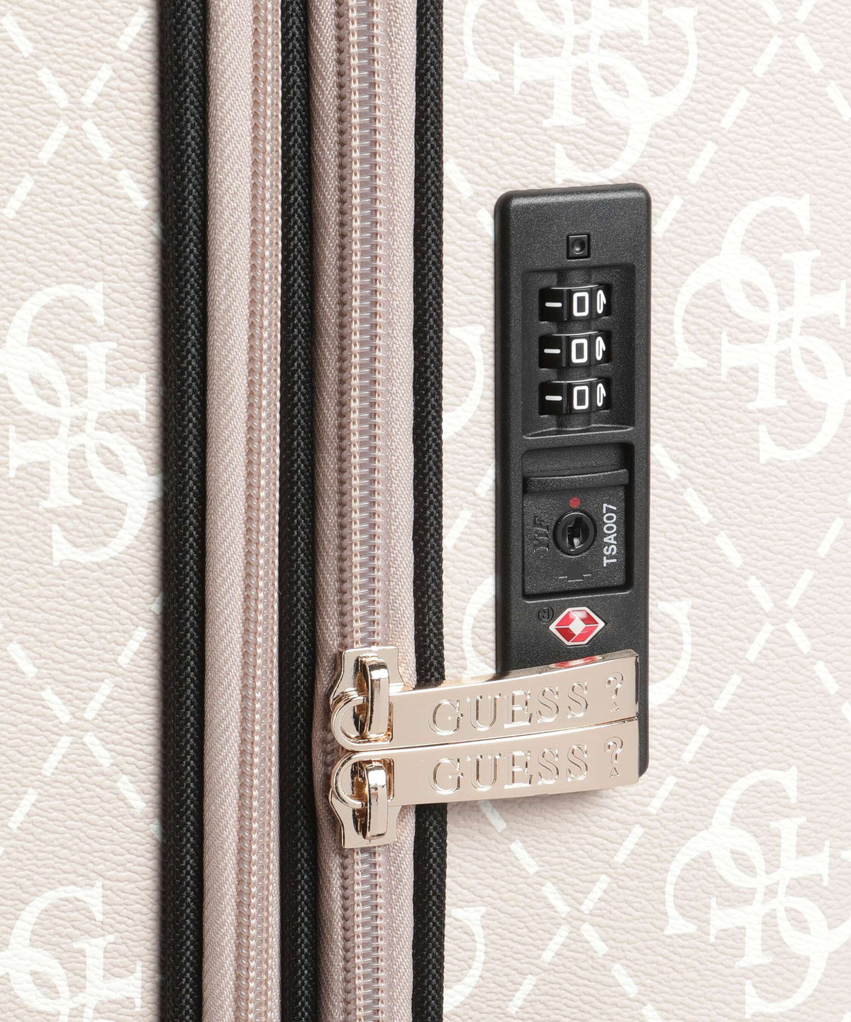 Guess Berta Maxi 4G Spinner (4 wheels) sand logo