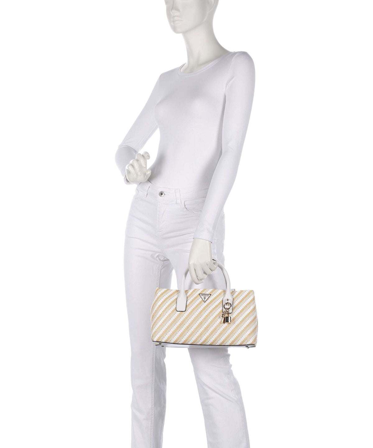 Guess Simona Handbag natural/white