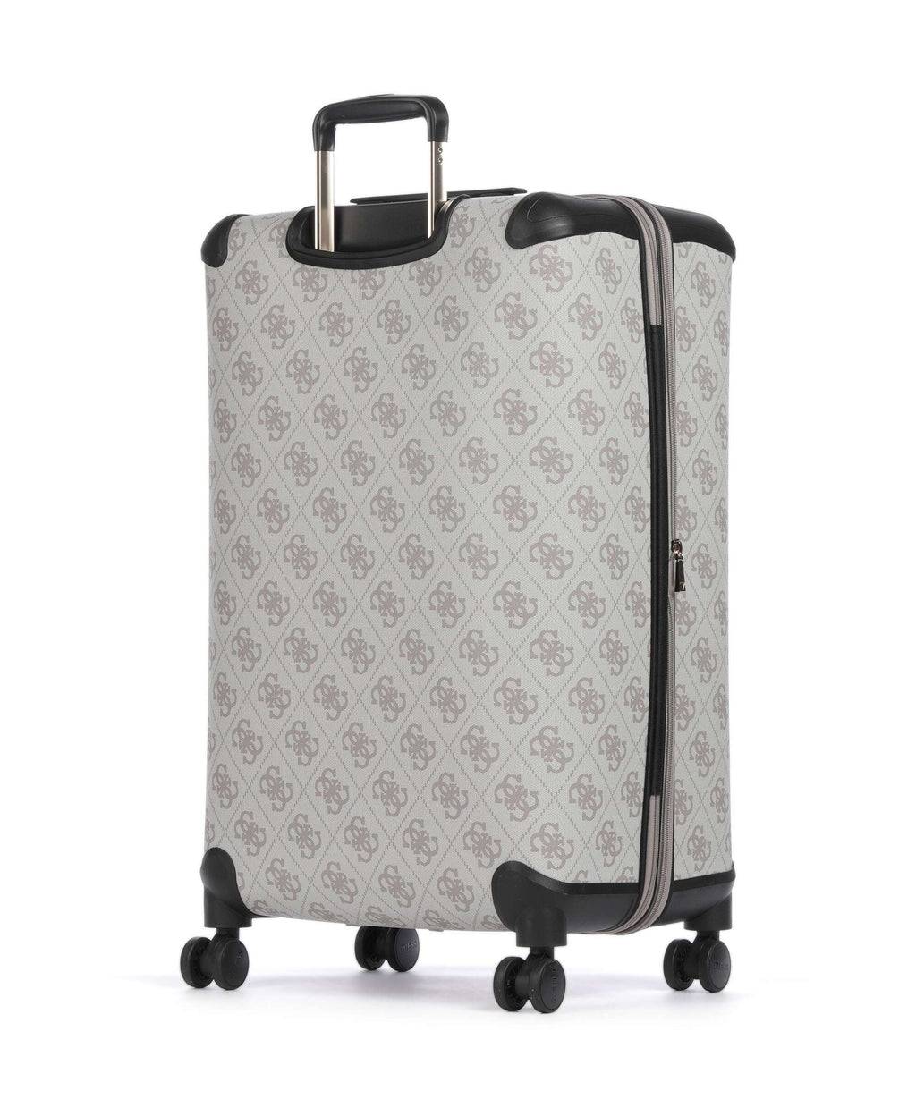 Guess Berta 4G Logo Spinner (4 wheels) dark taupe logo