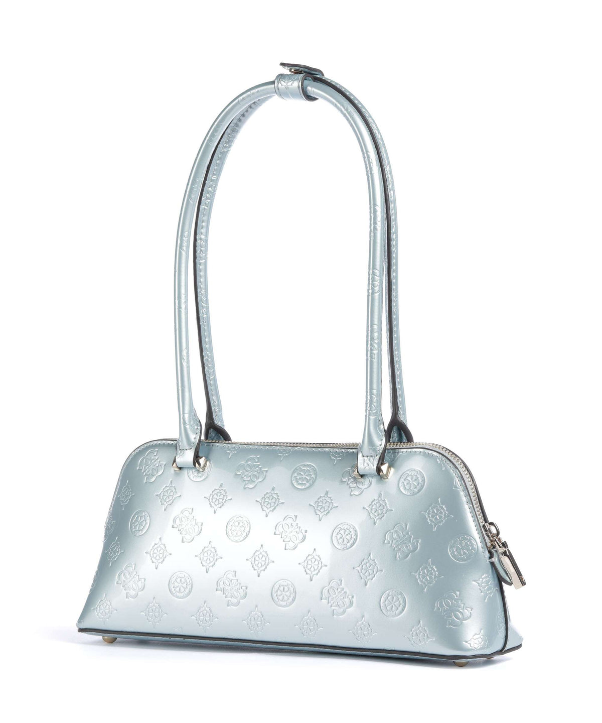 Guess Arnela Shoulder bag powder blue logo