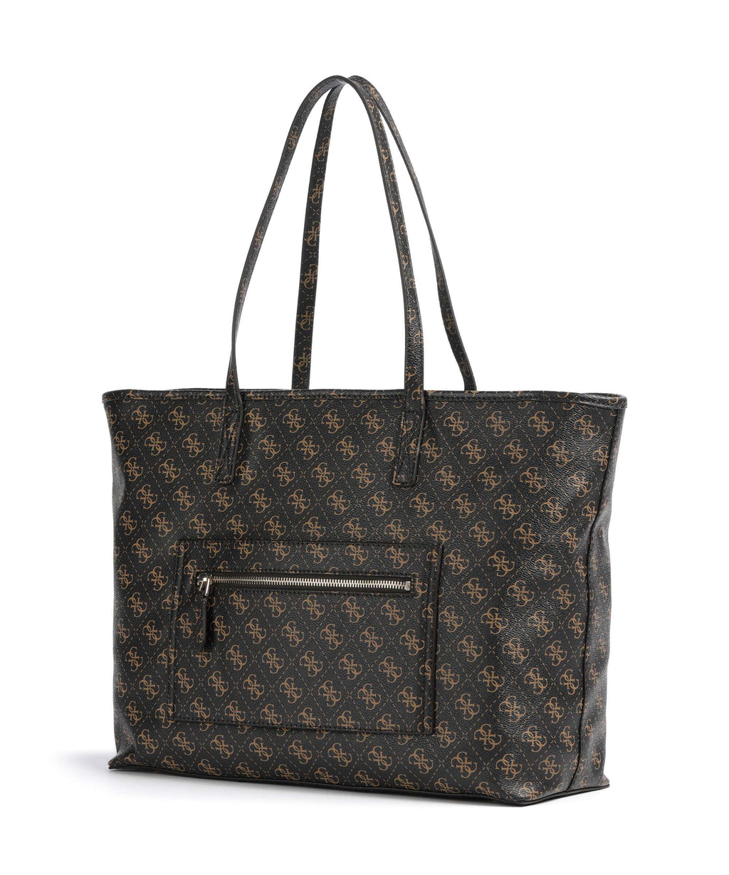 Guess Power Play Tote bag brown logo