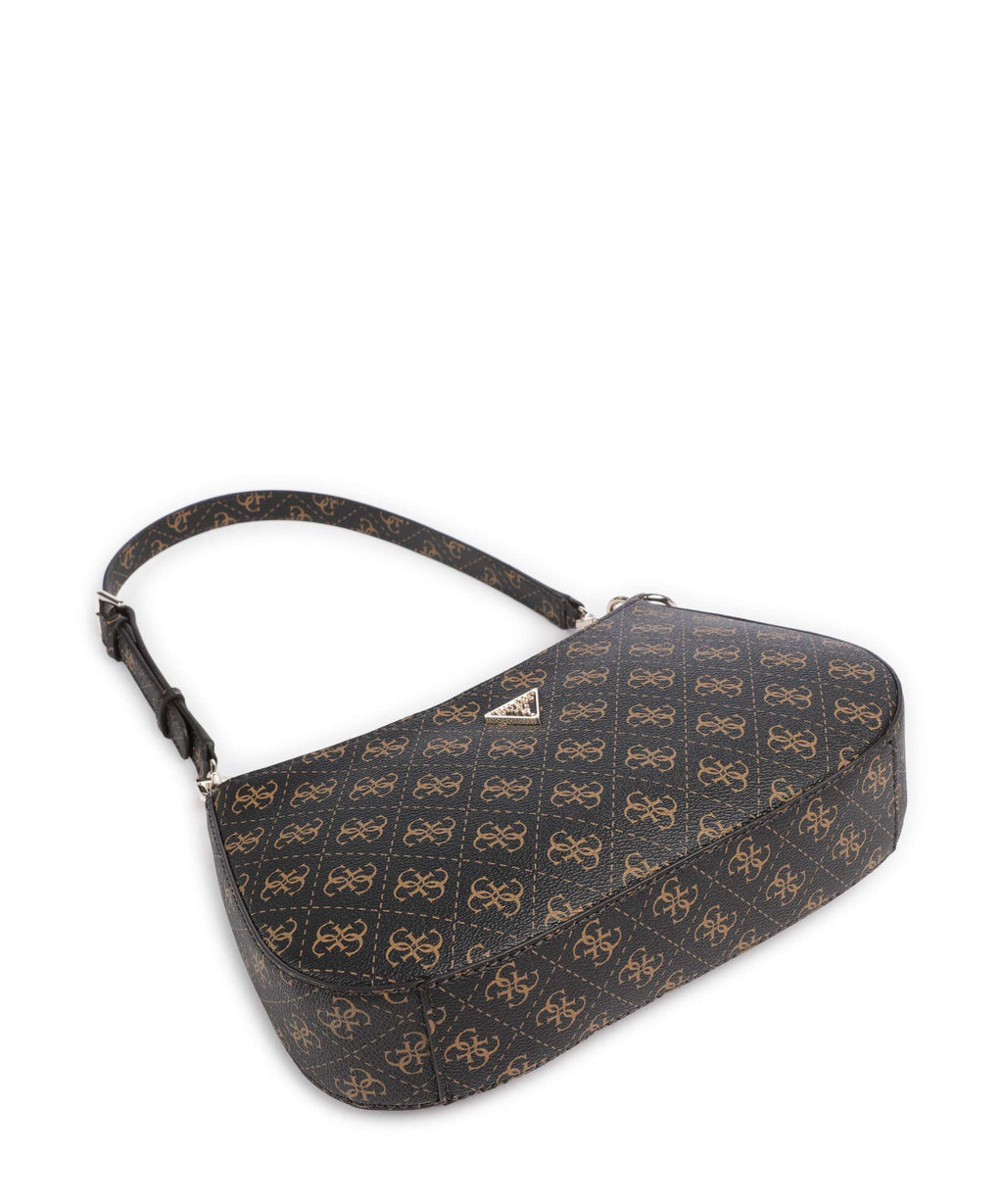 Guess Noelle Q Logo Shoulder bag brown logo
