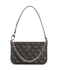 Guess Noelle Q Logo Shoulder bag brown logo