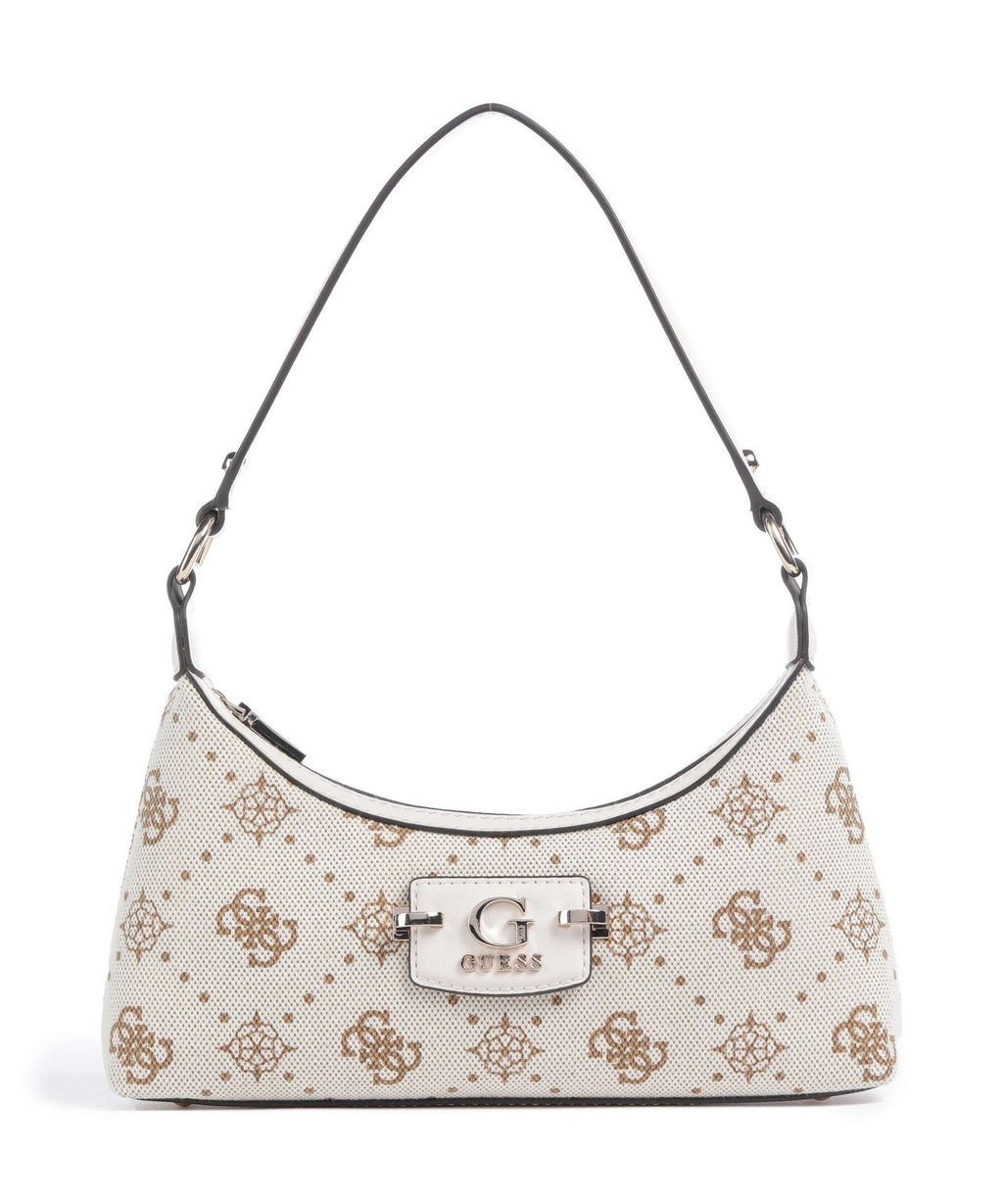 Guess Neda 4G Peony Logo Shoulder bag offwhite logo