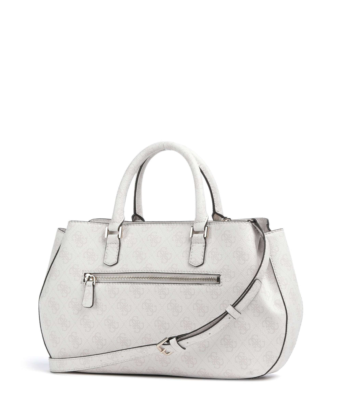 Guess Katya 4G Logo Handbag white logo