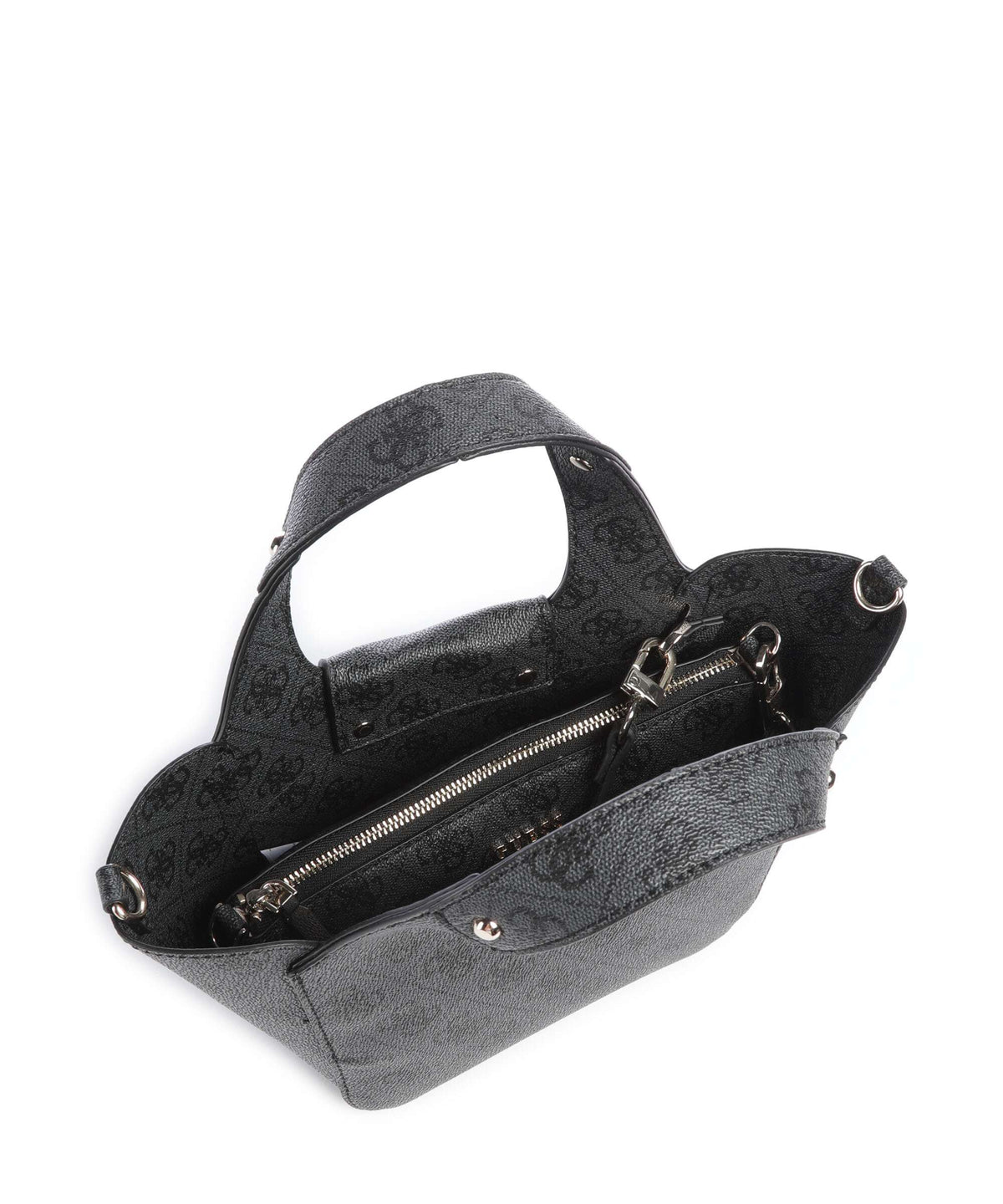 Guess Calista Mini Crossbody bag coal logo