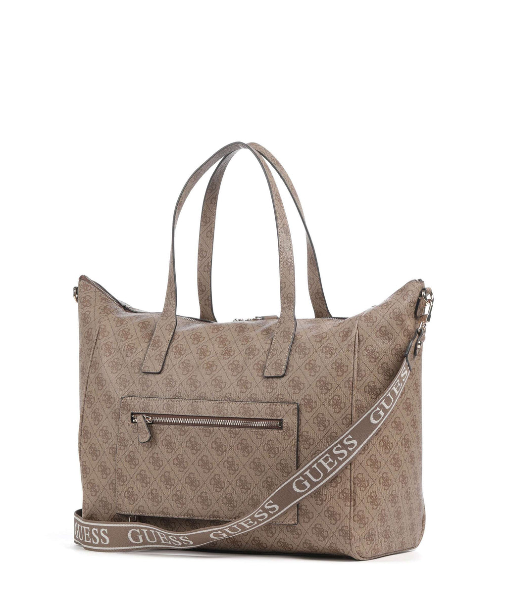 Guess Latona Weekend bag latte logo