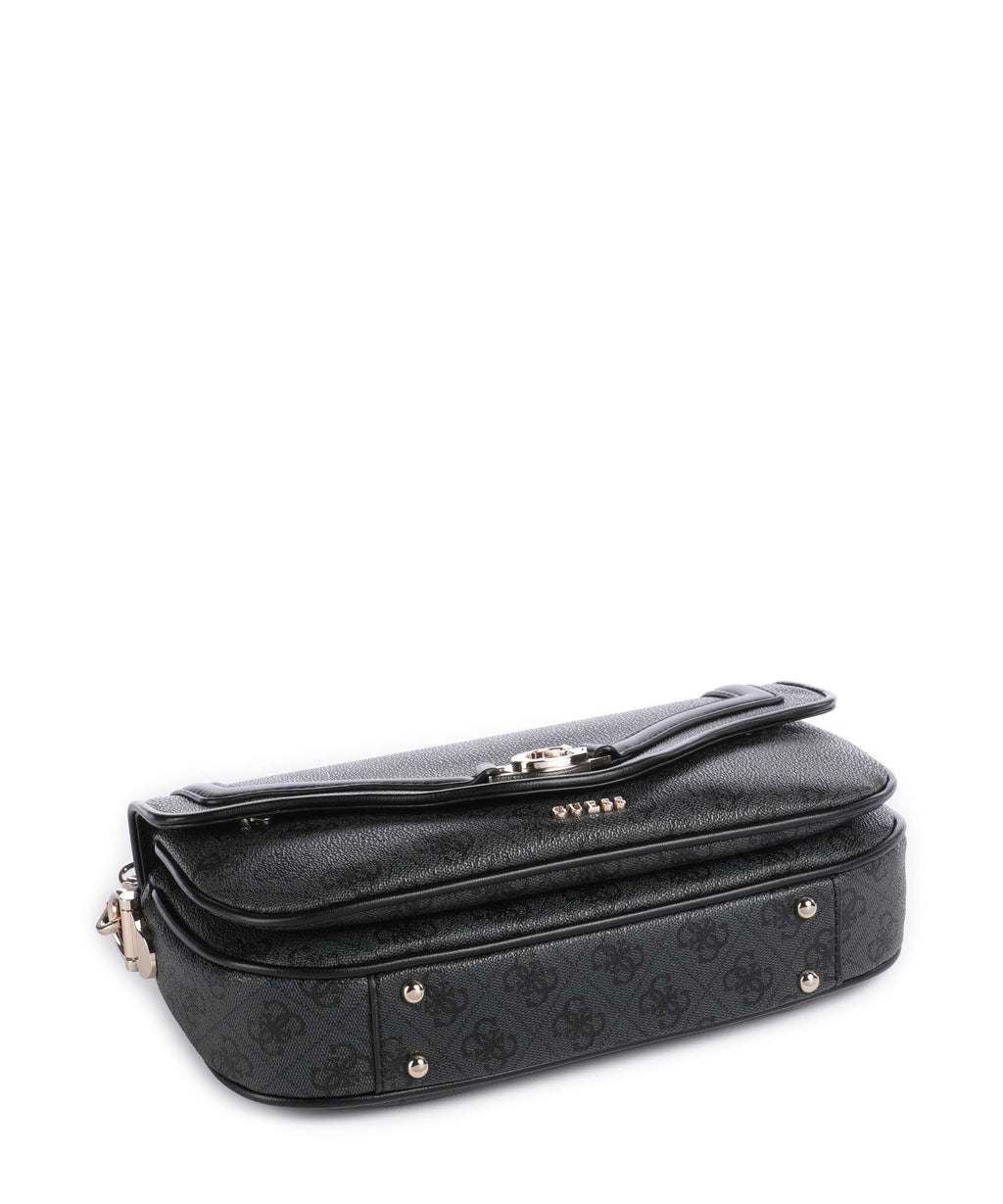 Guess Dea Shoulder bag coal logo