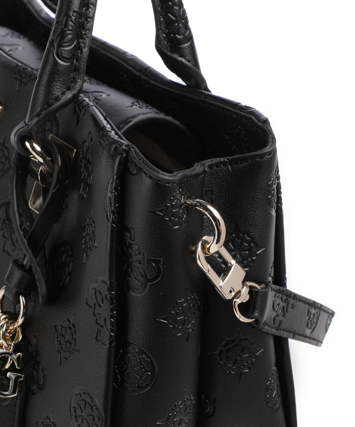 Guess Tisha Handbag black logo