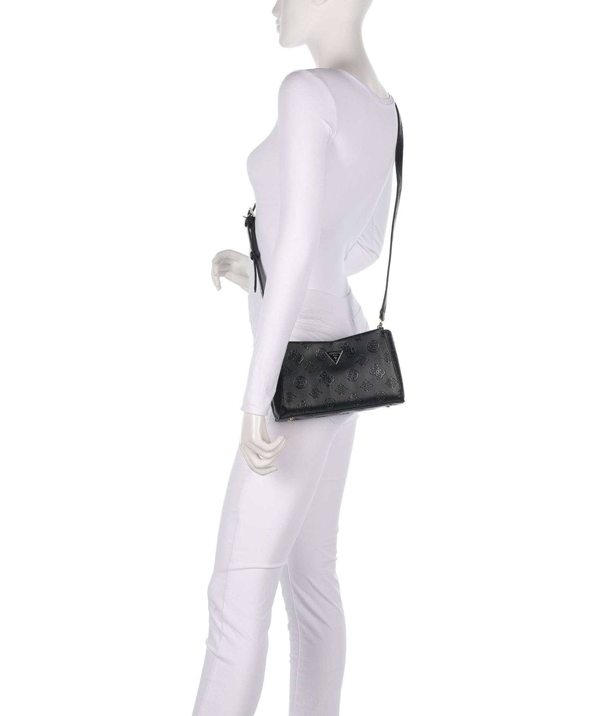 Guess Tisha Shoulder bag black logo