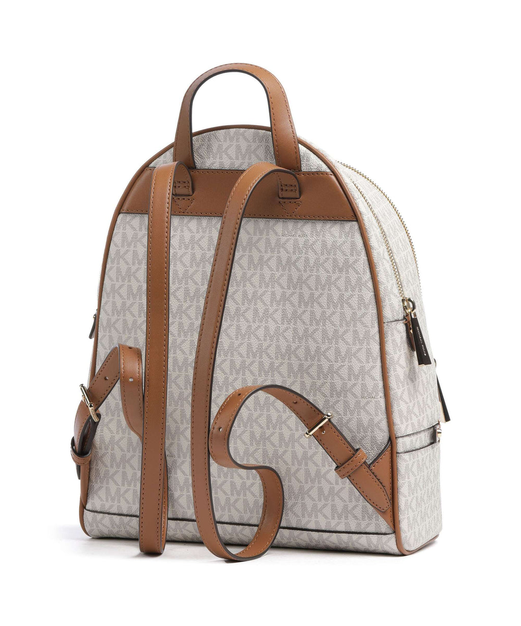 Michael Kors Rhea Zip Backpack vanilla