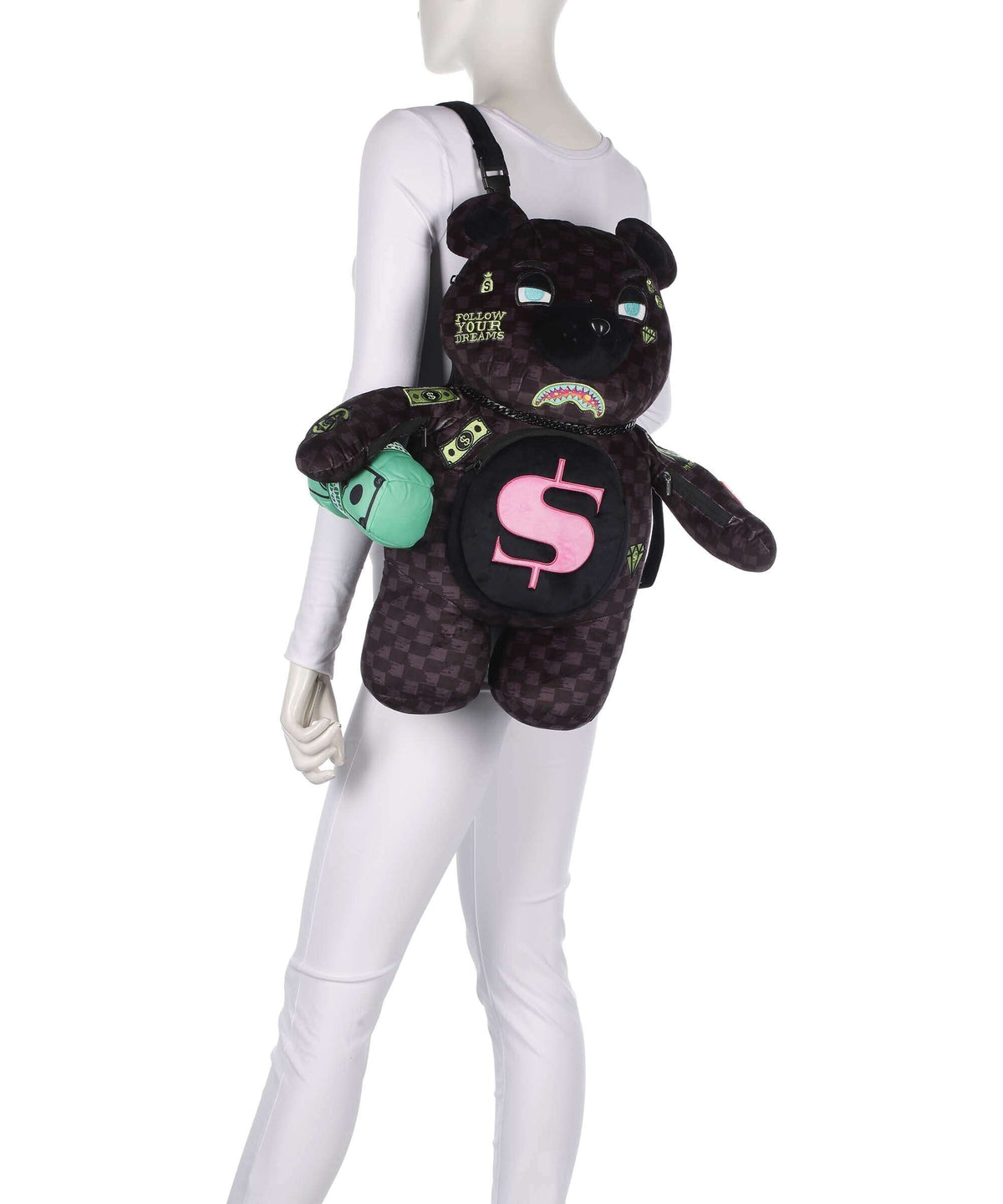 Sprayground Slime Takeover Teddy Bear Backpack multicolour