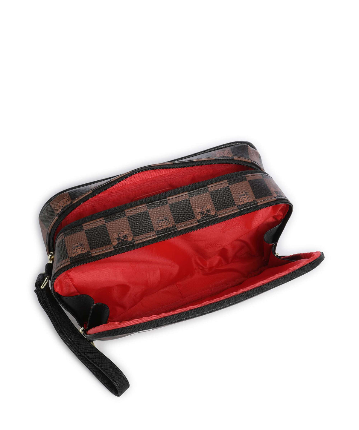 Sprayground Peeking Character Check Toiletry bag multicolour