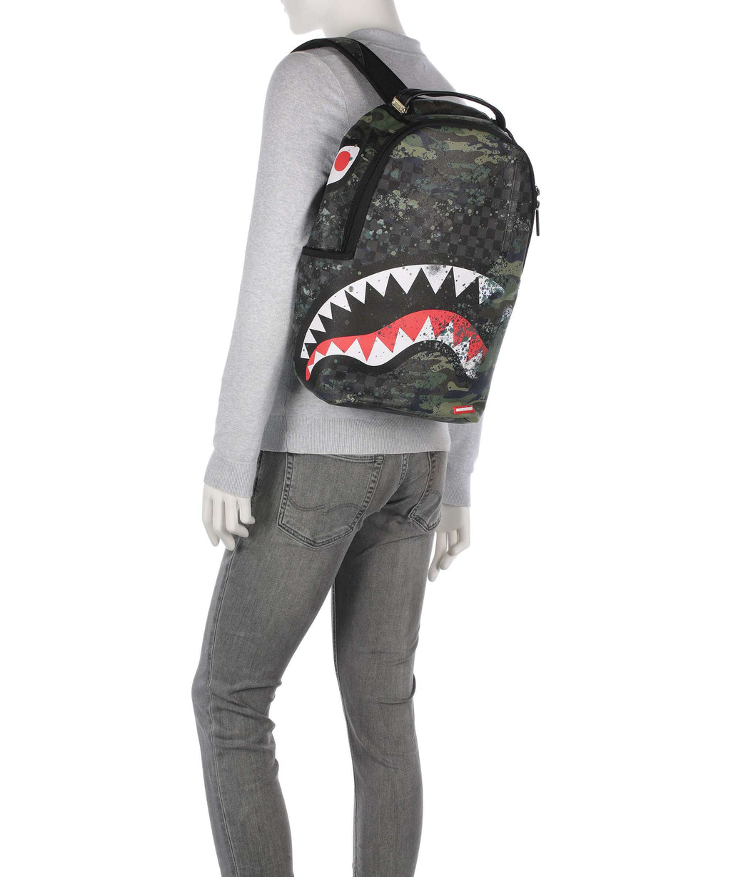 Sprayground Camo Splash Backpack green