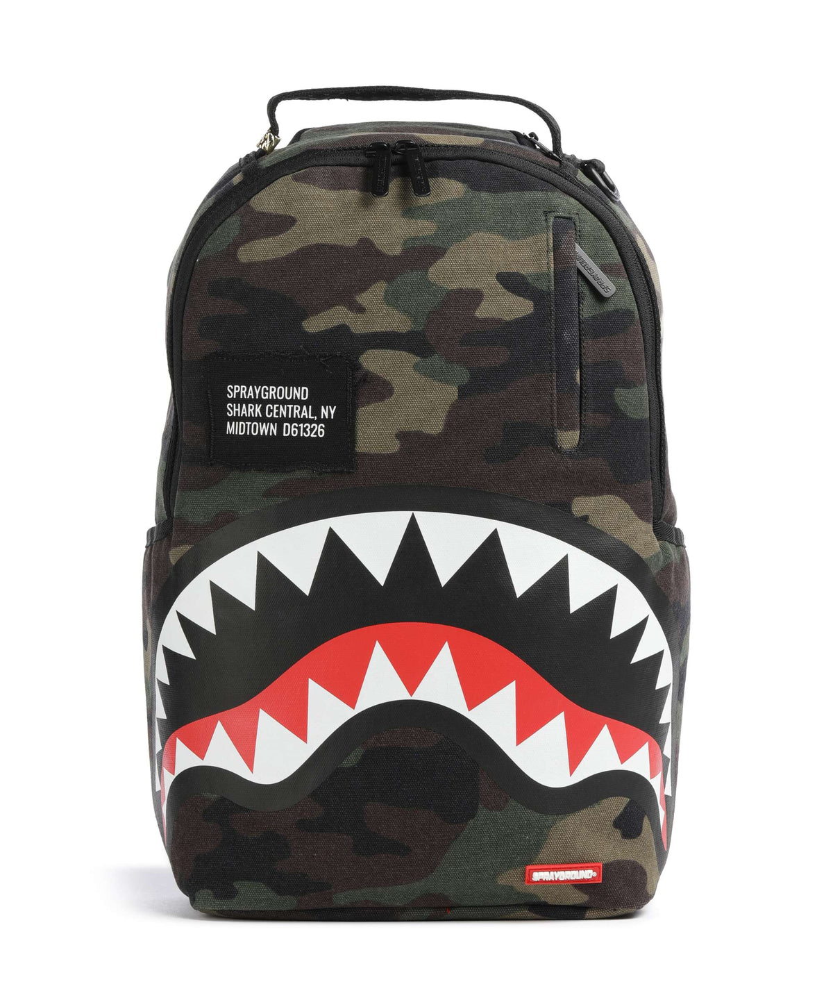 Sprayground Shark Central Camo Backpack green