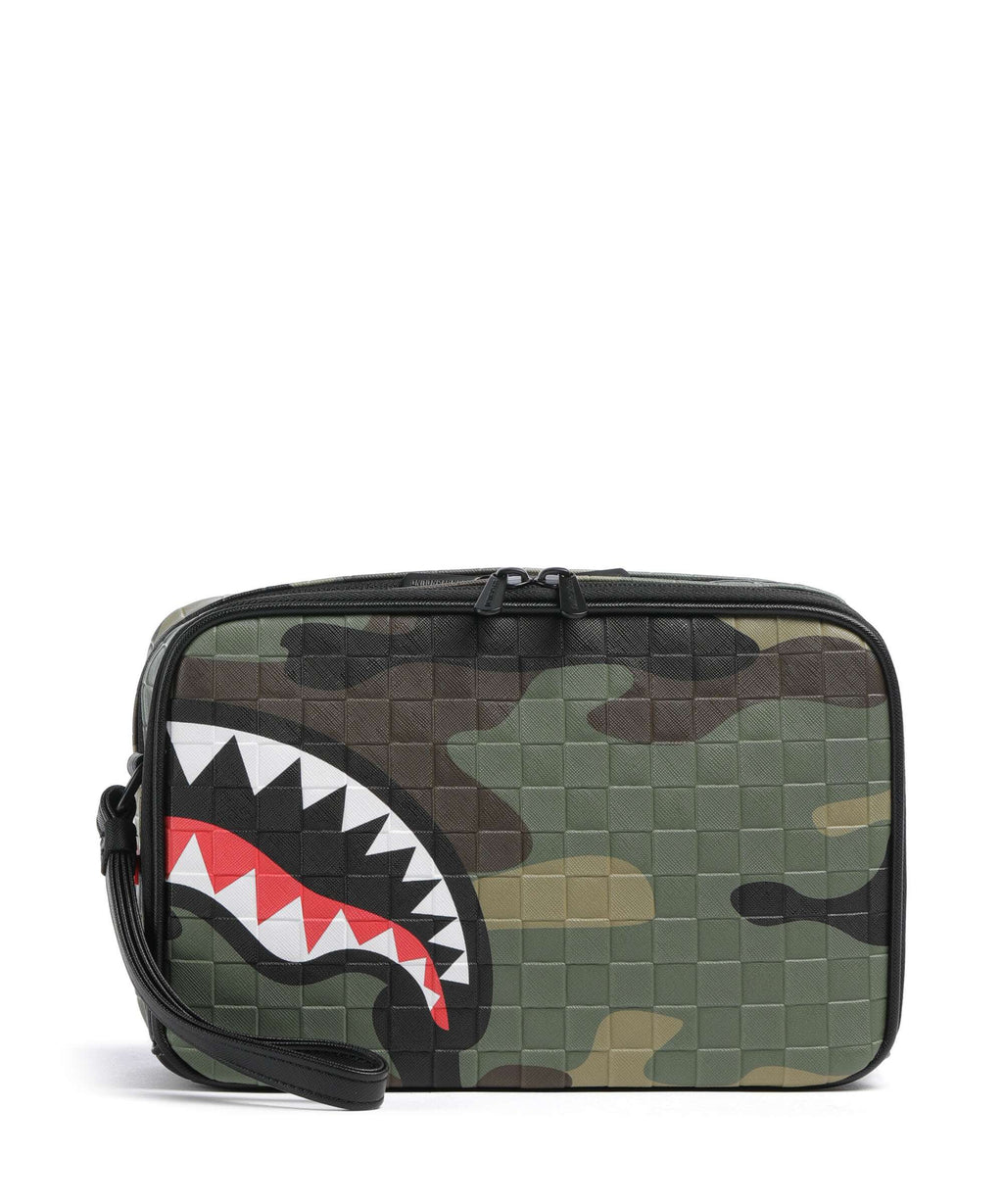 Sprayground Woodland Camo Check Toiletry bag multicolour
