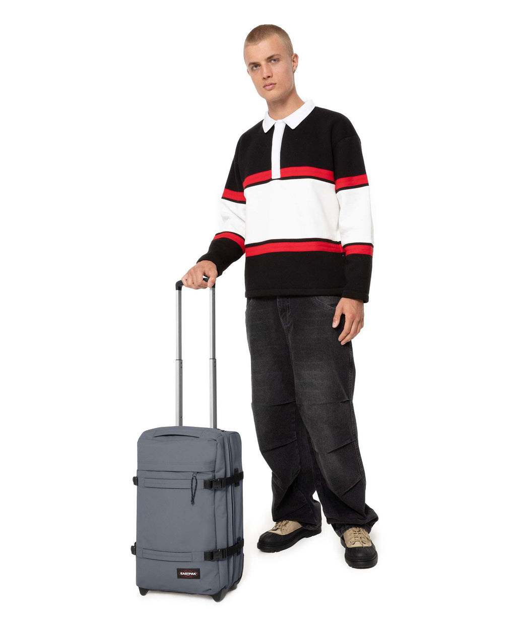 Eastpak Transit'R S Travel bag with wheels cobble grey