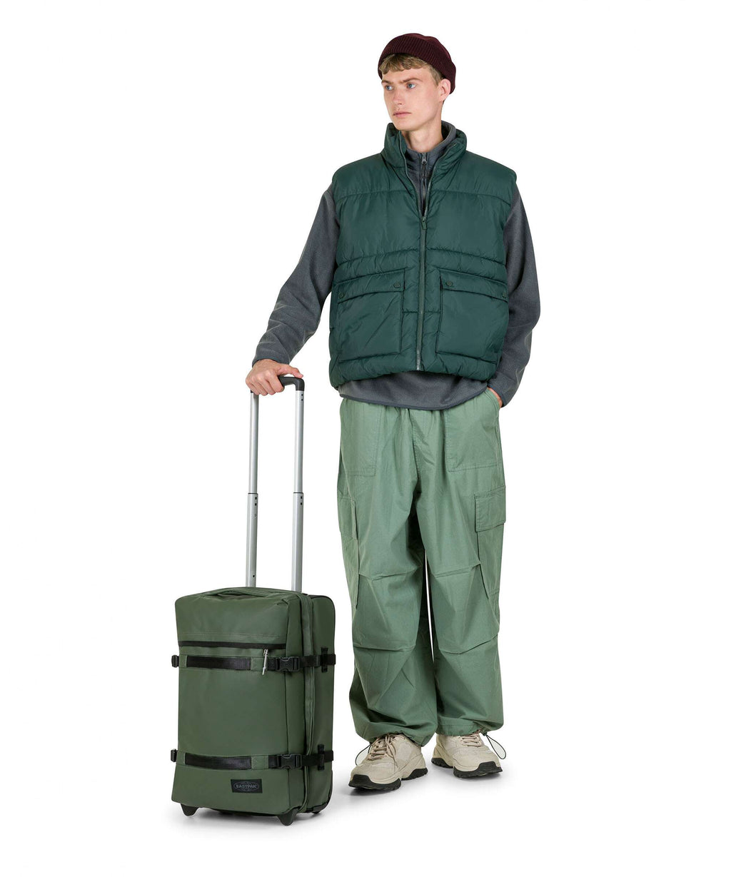 Eastpak Tarp Transit'R S Travel bag with wheels forest