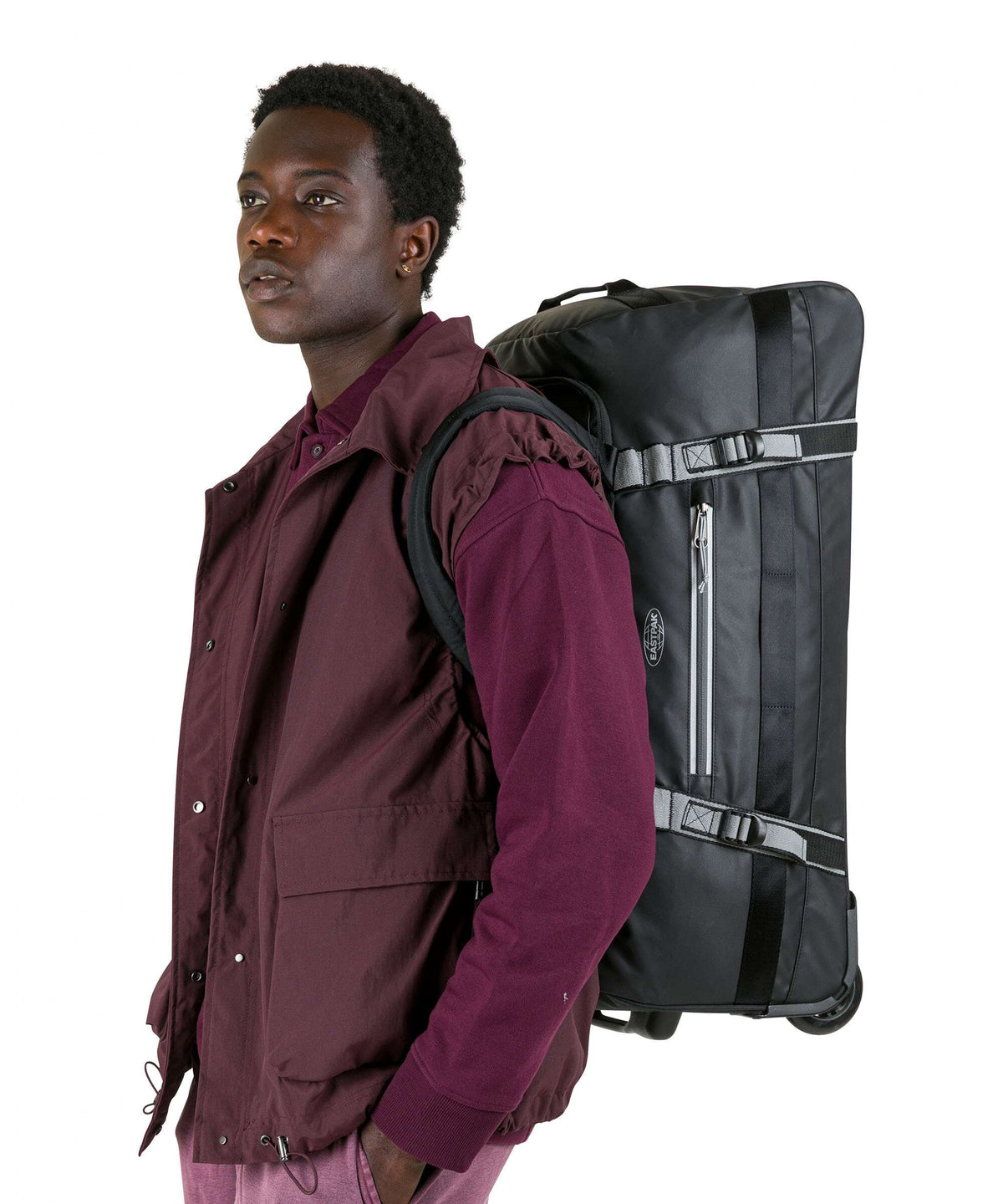 Eastpak Tarp Duffel Pack M Travel bag with wheels reflect