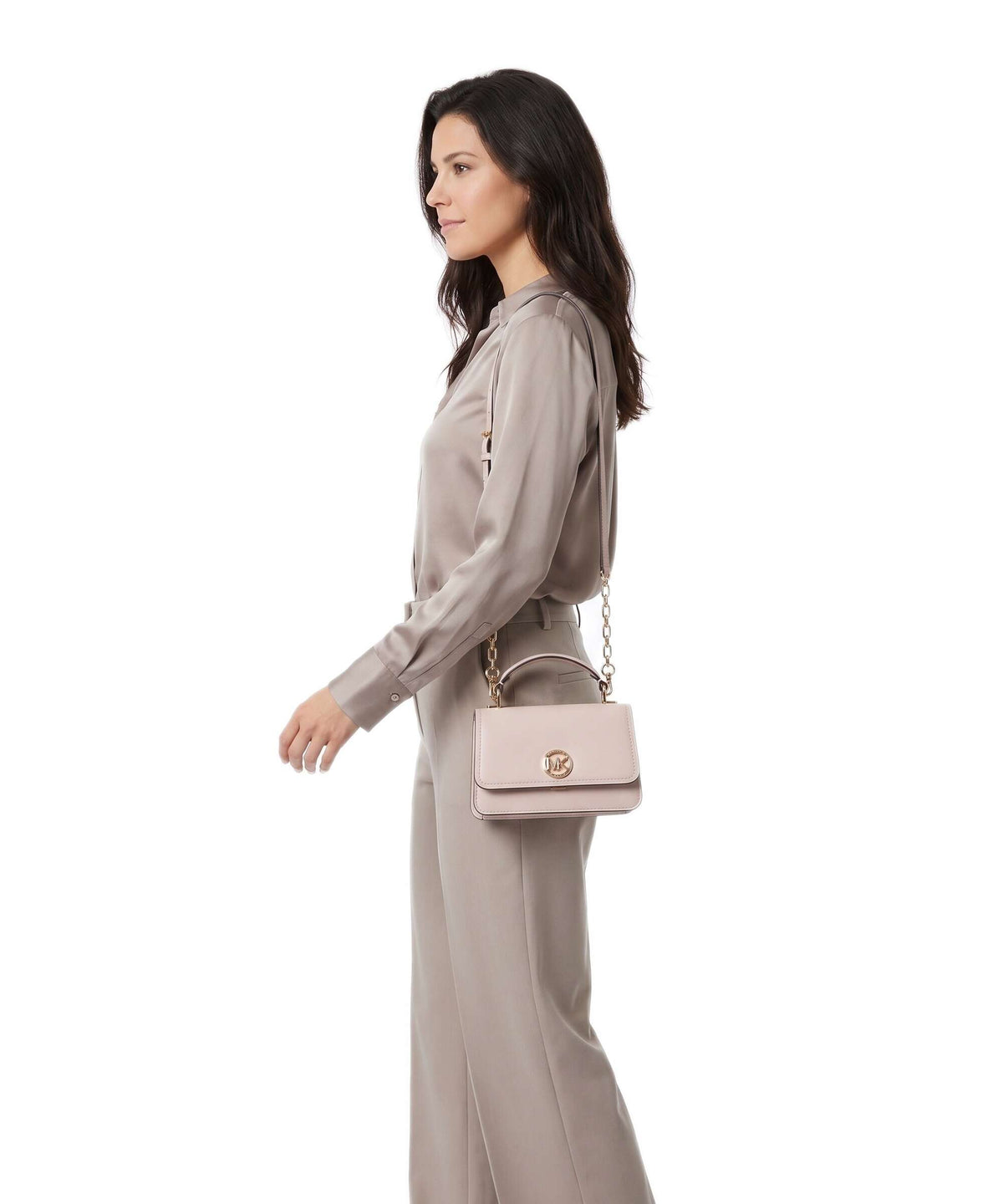 Michael Kors Delancey Crossbody bag soft pink