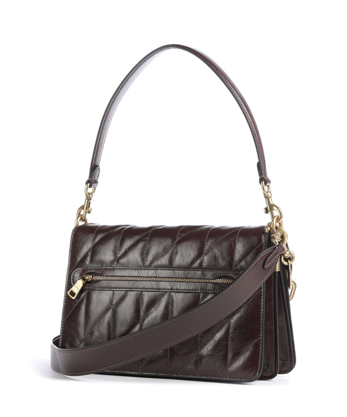 Coach Tabby Quilted Glazed Shoulder bag maple