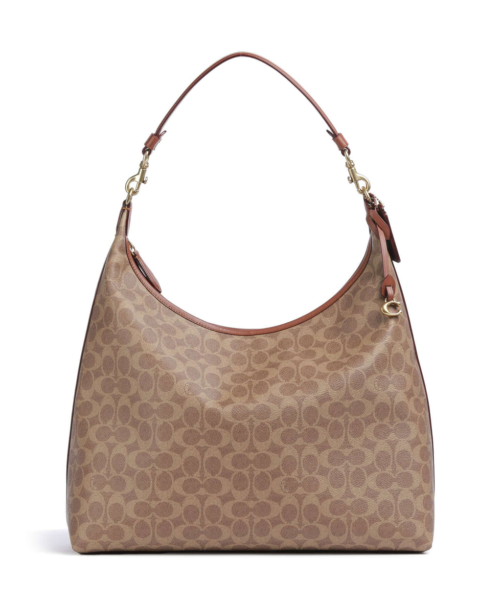 Coach Juliet Signature 38 Hobo bag tan caramel
