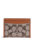 Coach Essential Signature Credit card holder burnished amber