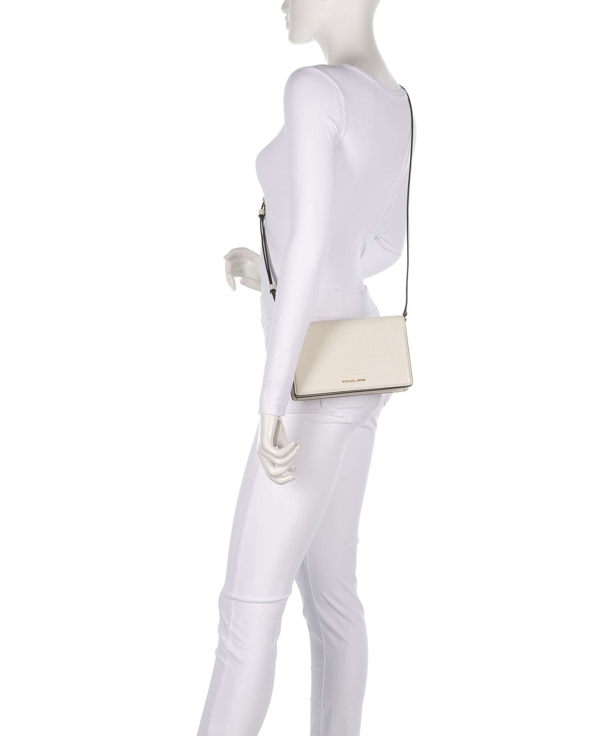 Michael Kors Jet Set Medium Crossbody bag light cream