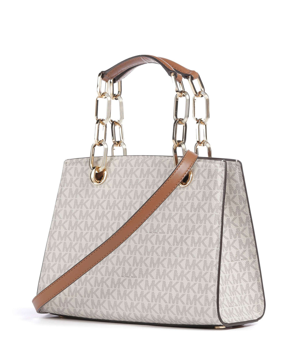 Michael Kors Cynthia Handbag vanilla/acorn