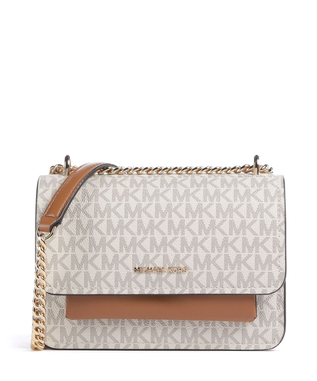 Michael Kors Claire Small Shoulder bag vanilla/acorn
