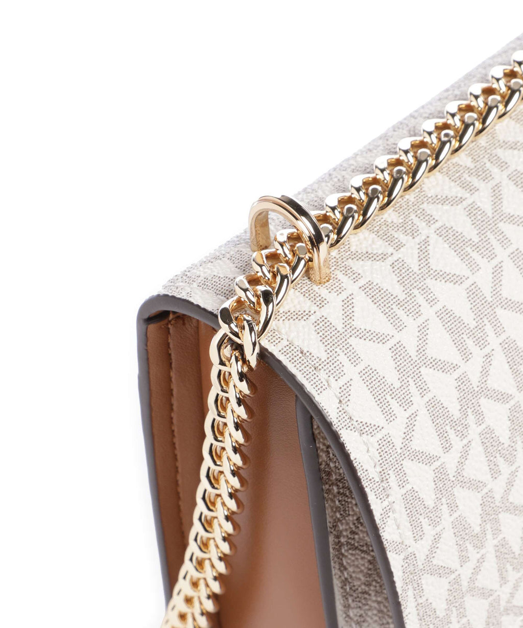 Michael Kors Claire Small Shoulder bag vanilla/acorn