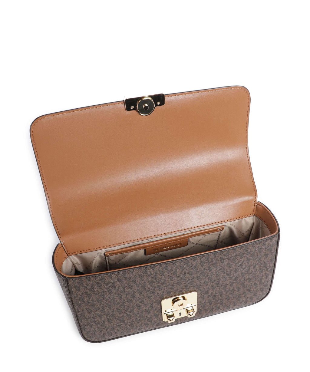 Michael Kors Tribeca Large Shoulder bag brown/acorn