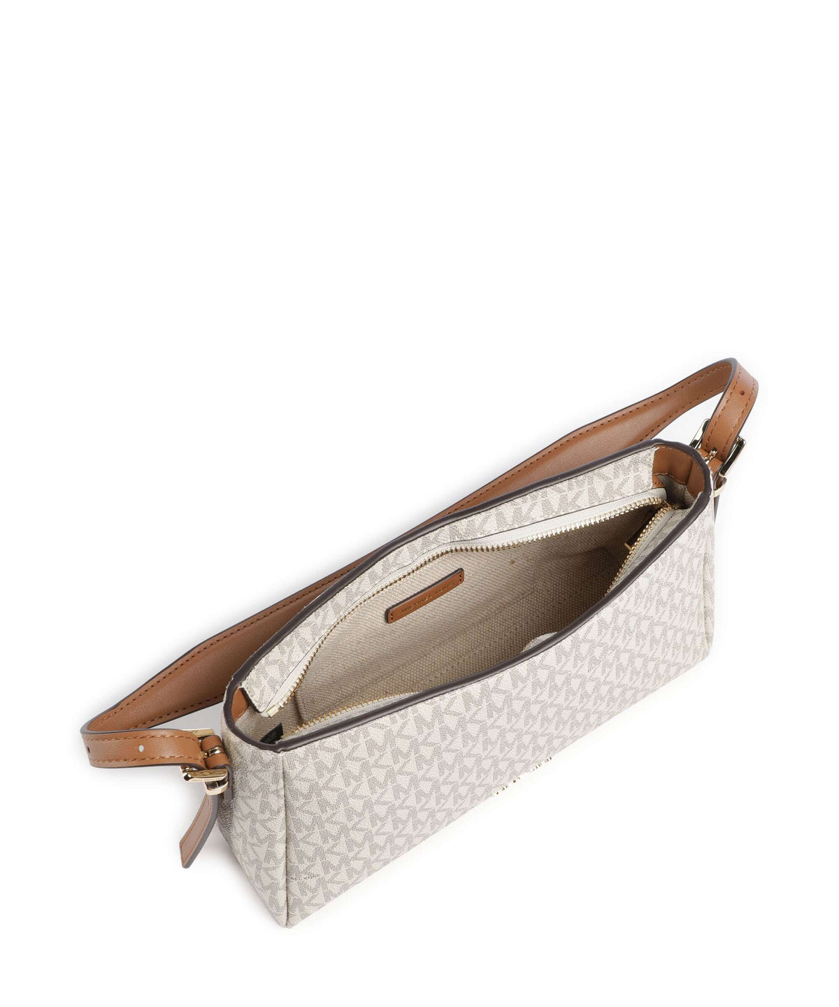 Michael Kors Moore Medium Shoulder bag vanilla/acorn