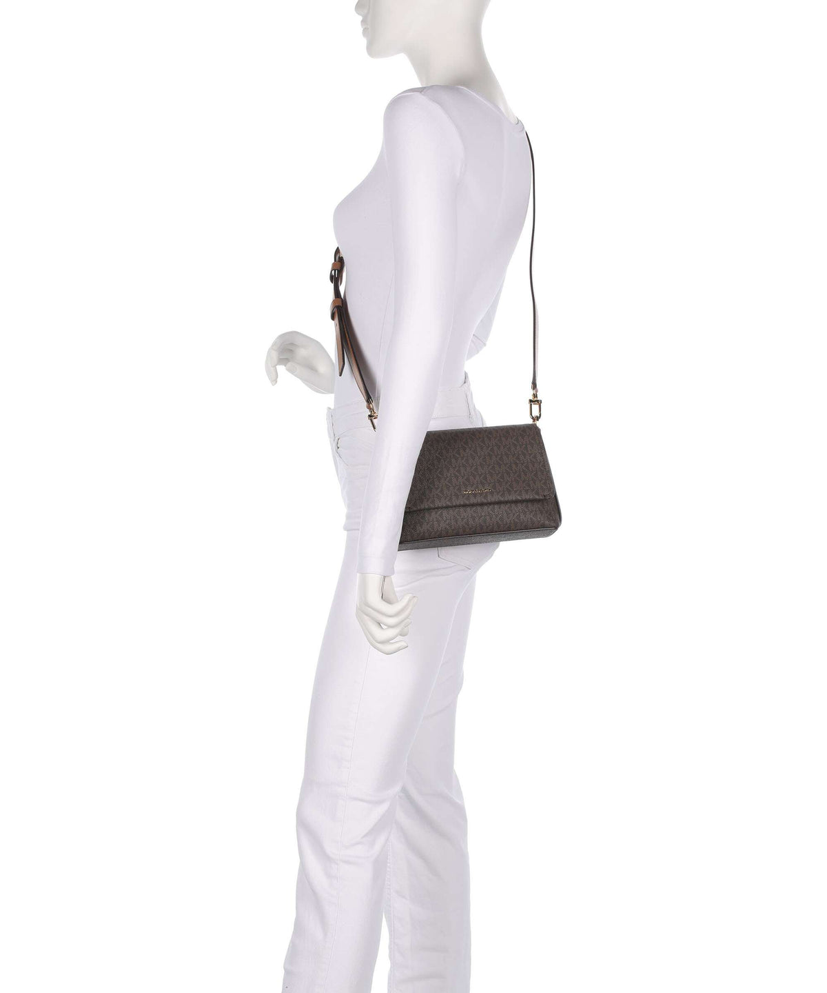 Michael Kors Nessa Small Crossbody bag brown/acorn