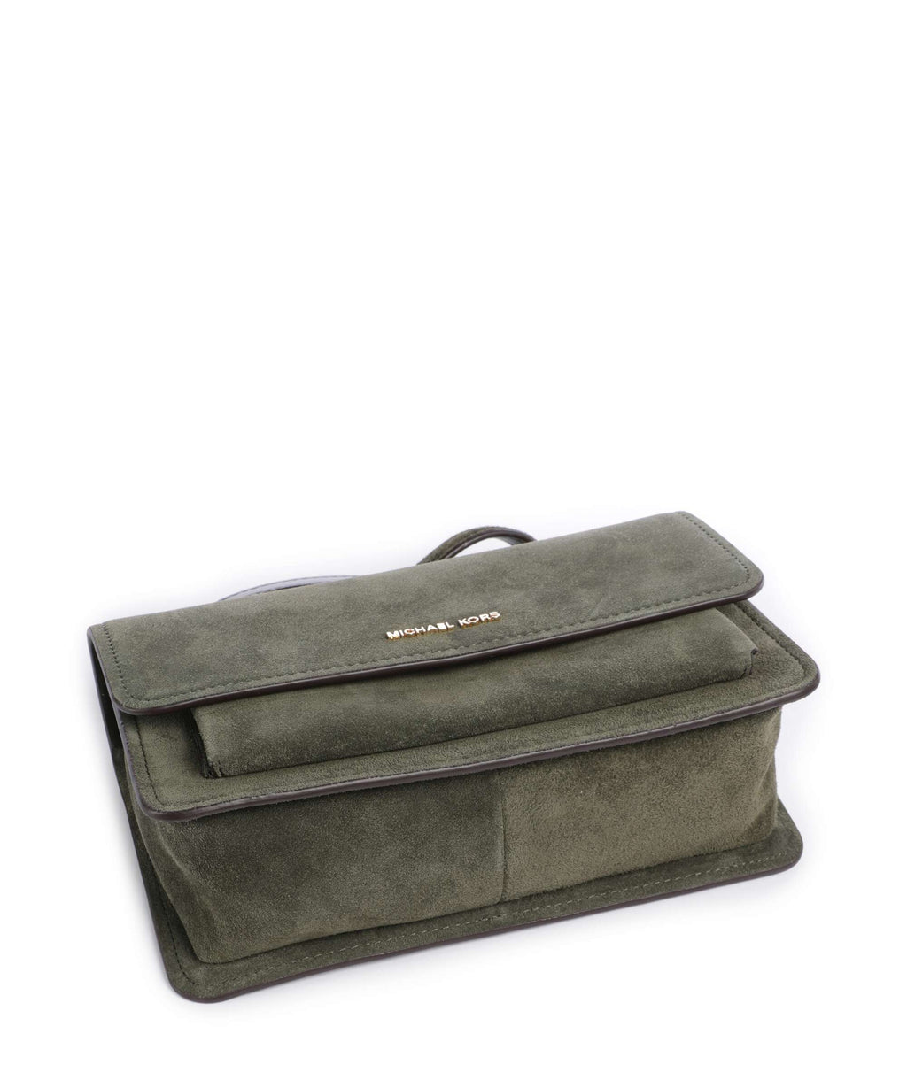 Michael Kors Claire Large Shoulder bag ivy