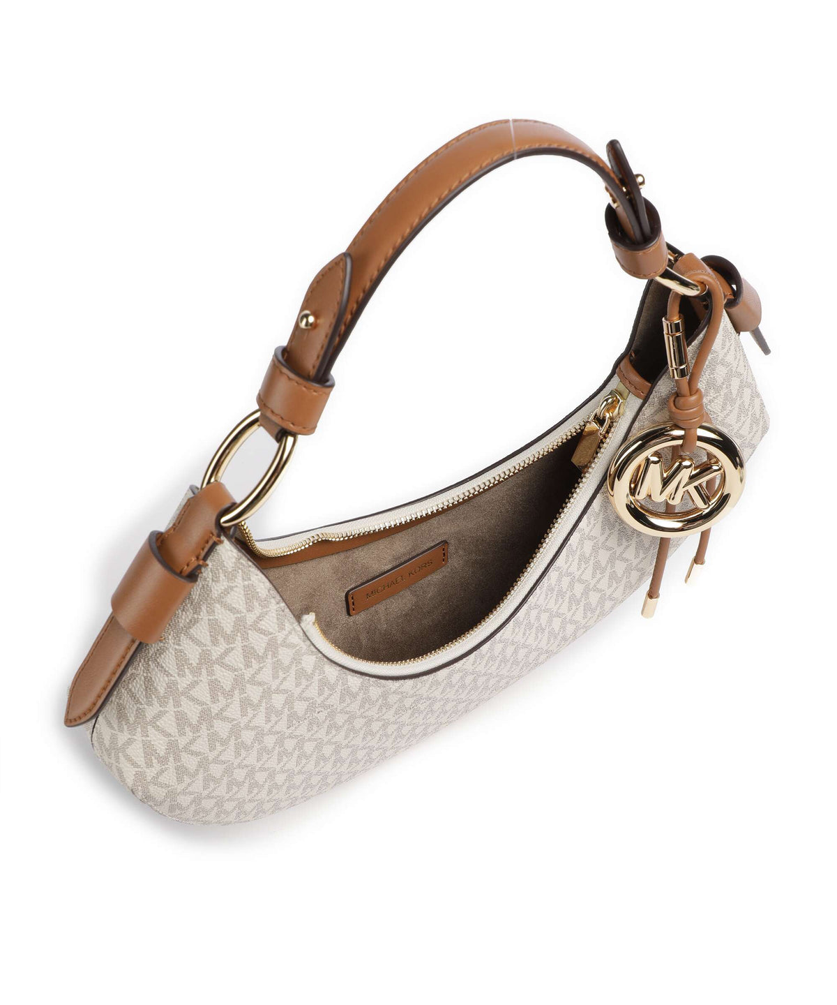 Michael Kors Koa Medium Shoulder bag vanilla/acorn