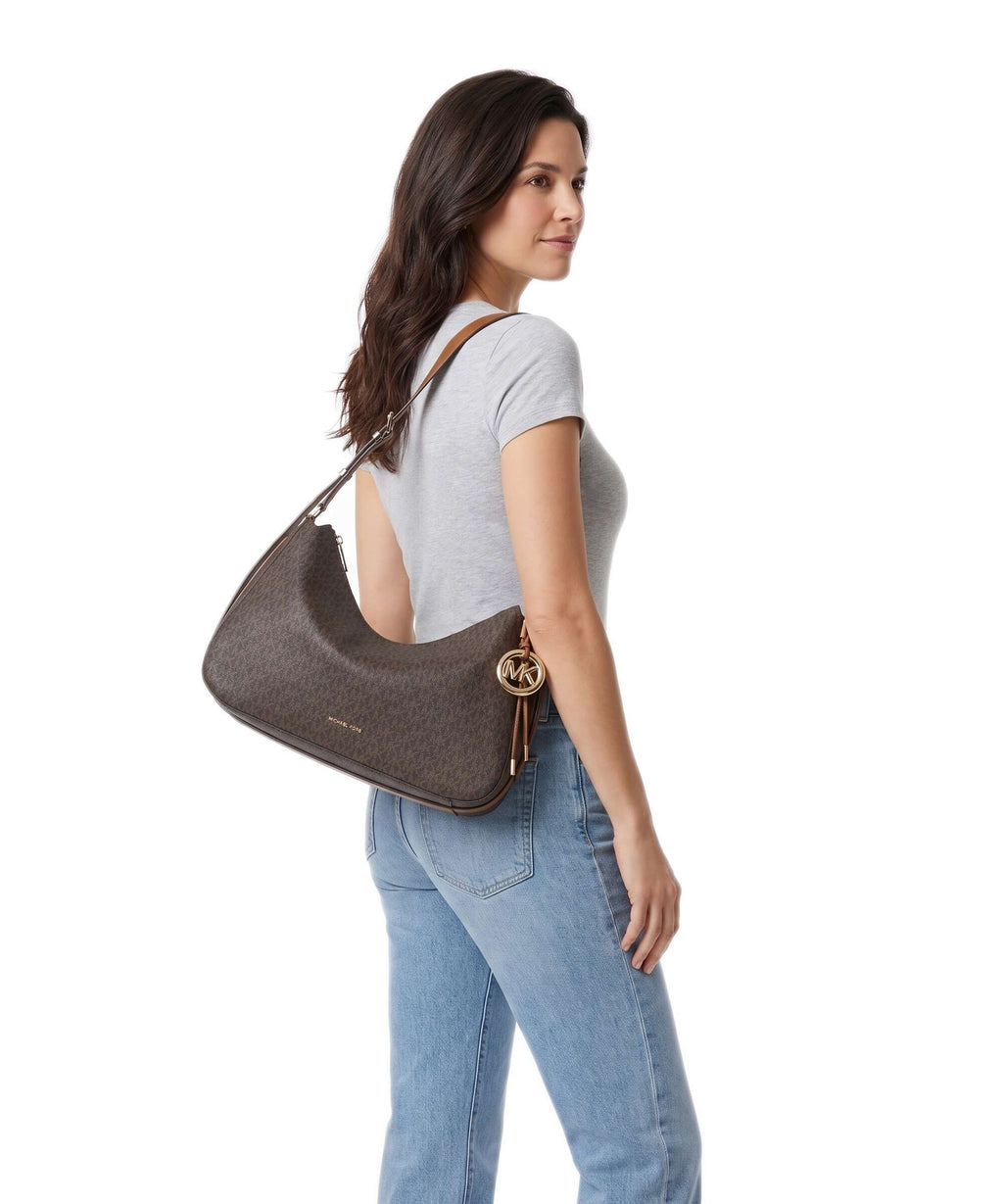 Michael Kors Nolita Medium Hobo bag brown/acorn