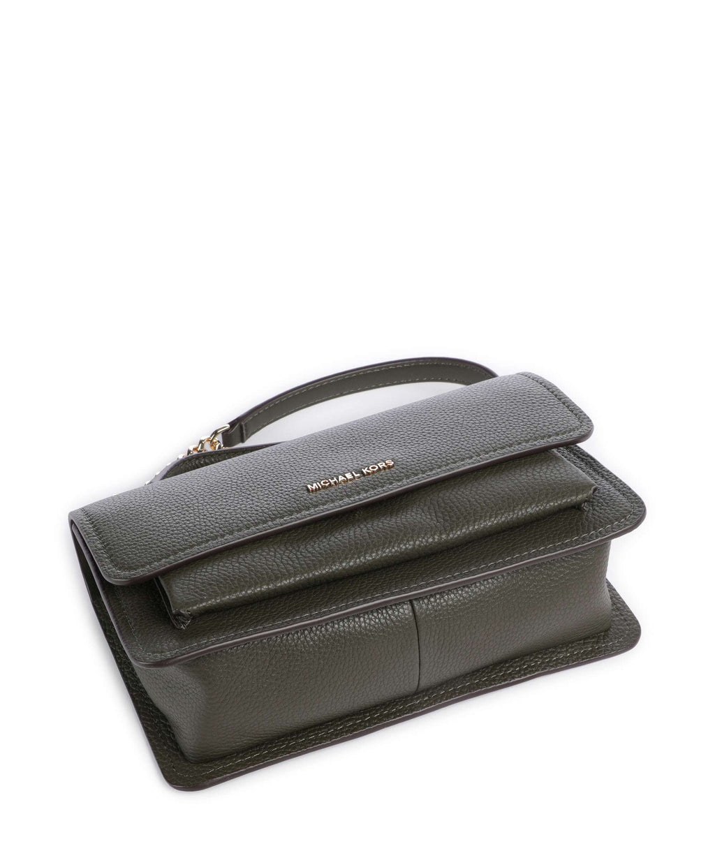 Michael Kors Claire Large Shoulder bag ivy
