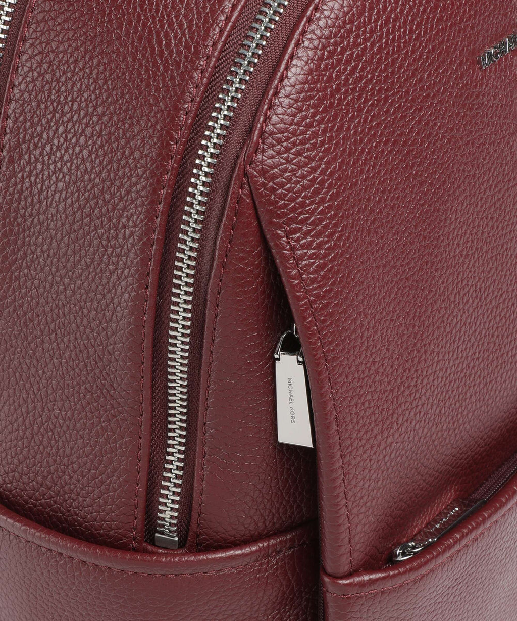Michael Kors Sable Medium Backpack oxblood