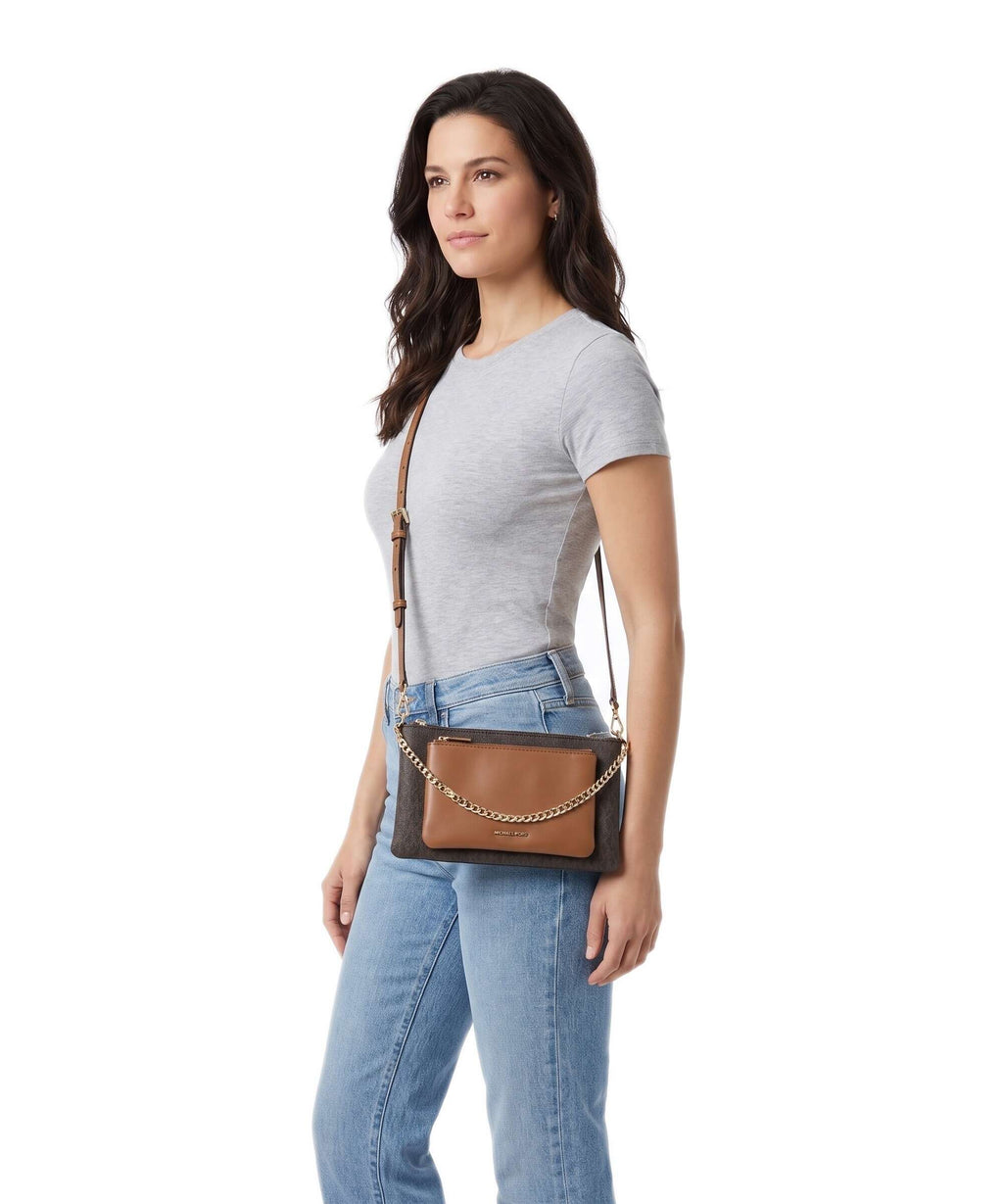Michael Kors Jet Set Crossbody bag brown/acorn