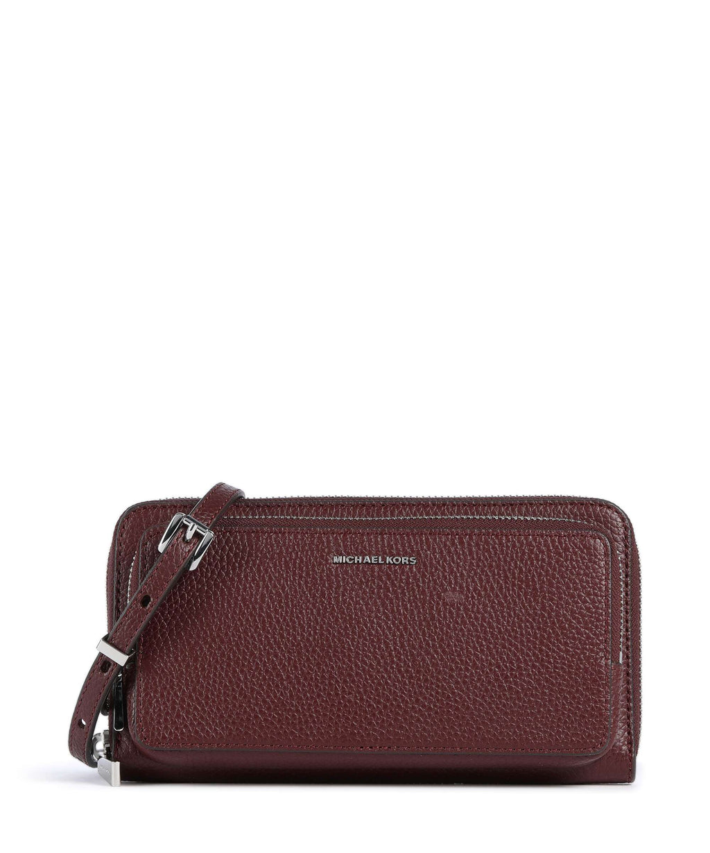 Michael Kors Jet Set Large Continental Crossbody bag oxblood